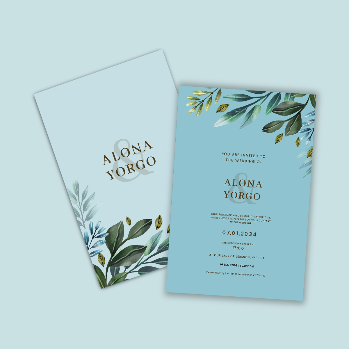 Wedding card